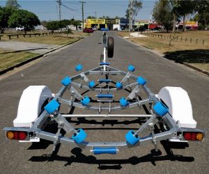 Boat Trailer with Wobble Rollers Picture