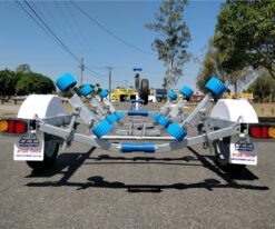Boat Trailer with Wobble Rollers 750KG ATM