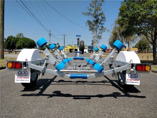 Boat Trailer with Wobble Rollers 750KG ATM