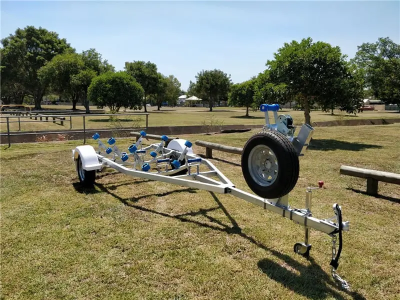 Boat Trailer with Wobble Rollers 750KG ATM