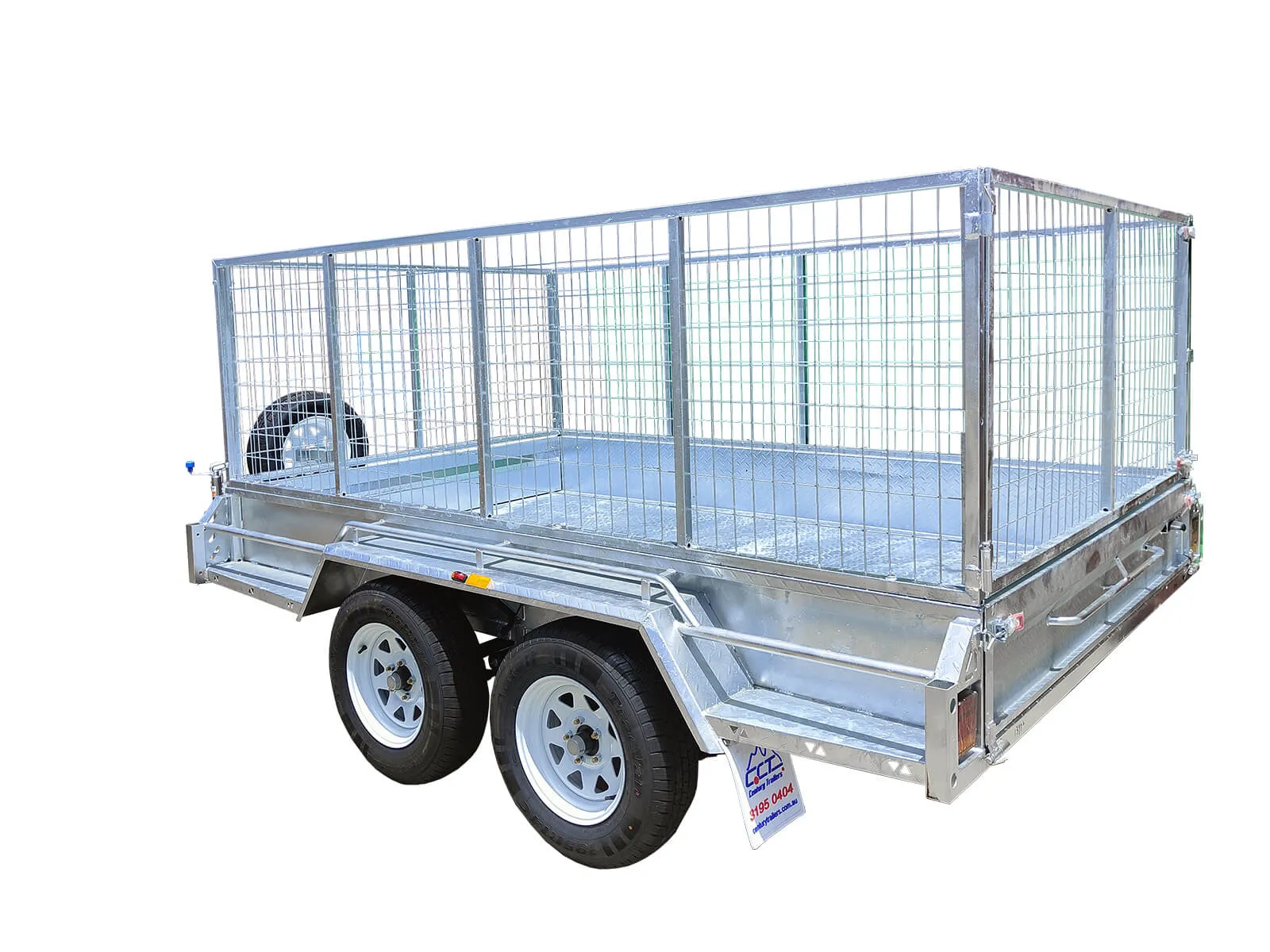 CCT Tandem Box Trailer 10x5 10x6 ATM2000kg