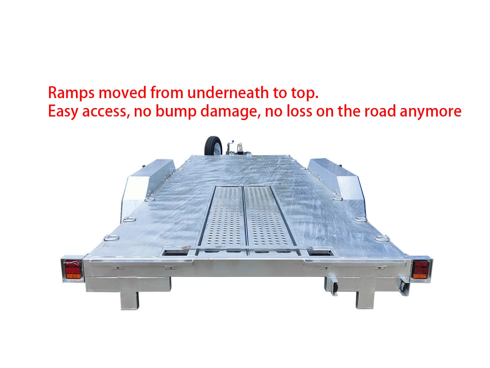 5m Car Trailer For Sale Deck size 16.4x6.6ft (5X2m) 3500KG/ 4500KG ATM - Image 5
