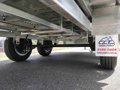 14x7 Flat Top Trailer (Flatdeck) 3500KG WITH RAMPS