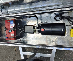 127 HYDRAULIC TIPPER FLAT TOP TRAILER box