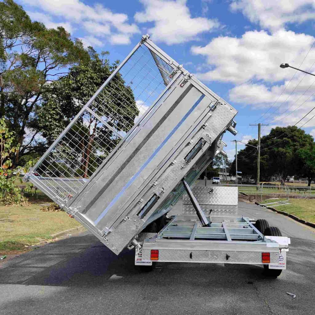 12x7 Hydraulic 3Way Tipper Flat Top Trailer ATM3500KG