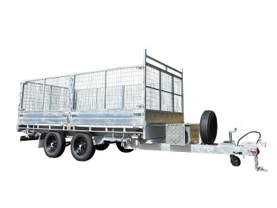 CCT Hydraulic Flat Top Tipper Trailer 12x7/14x7 ATM-3500kg/4500kg