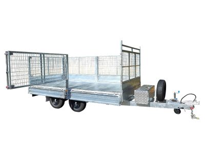 CCT Hydraulic Flat Top Tipper Trailer 12x7/14x7 ATM-3500kg/4500kg