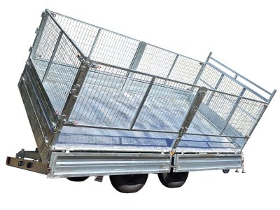 CCT Hydraulic Flat Top Tipper Trailer 12x7/14x7 ATM-3500kg/4500kg