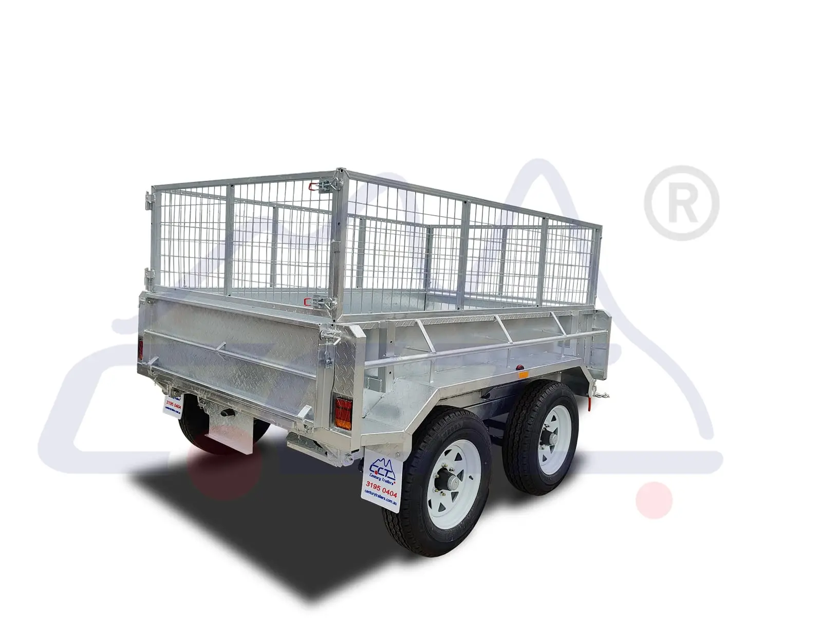 Century Caravans & Trailers 8x5 Hydraulic Tipper Tandem box Trailers product photo