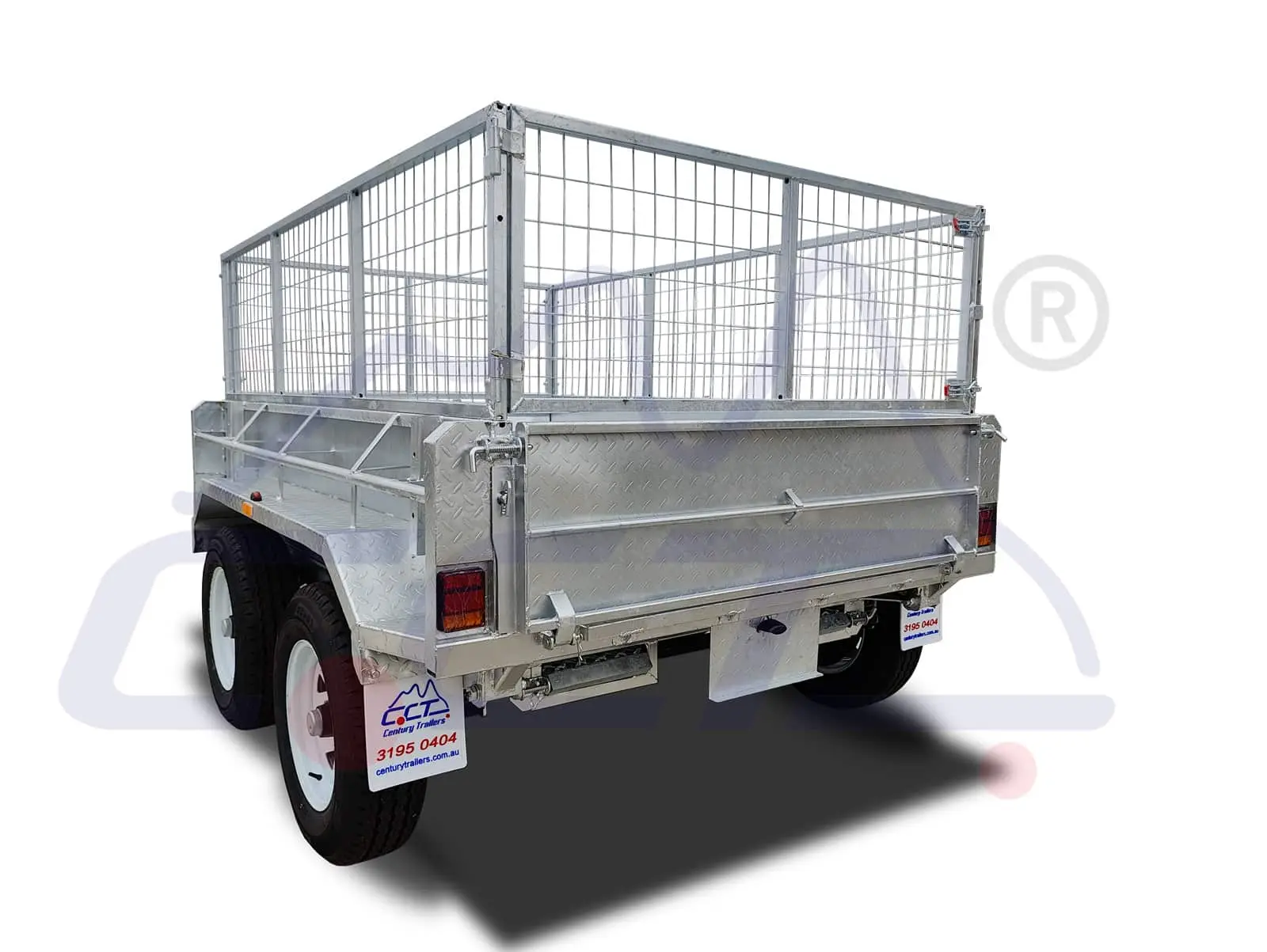 Century Caravans & Trailers 8x5 Hydraulic Tipper Tandem box Trailers product photo