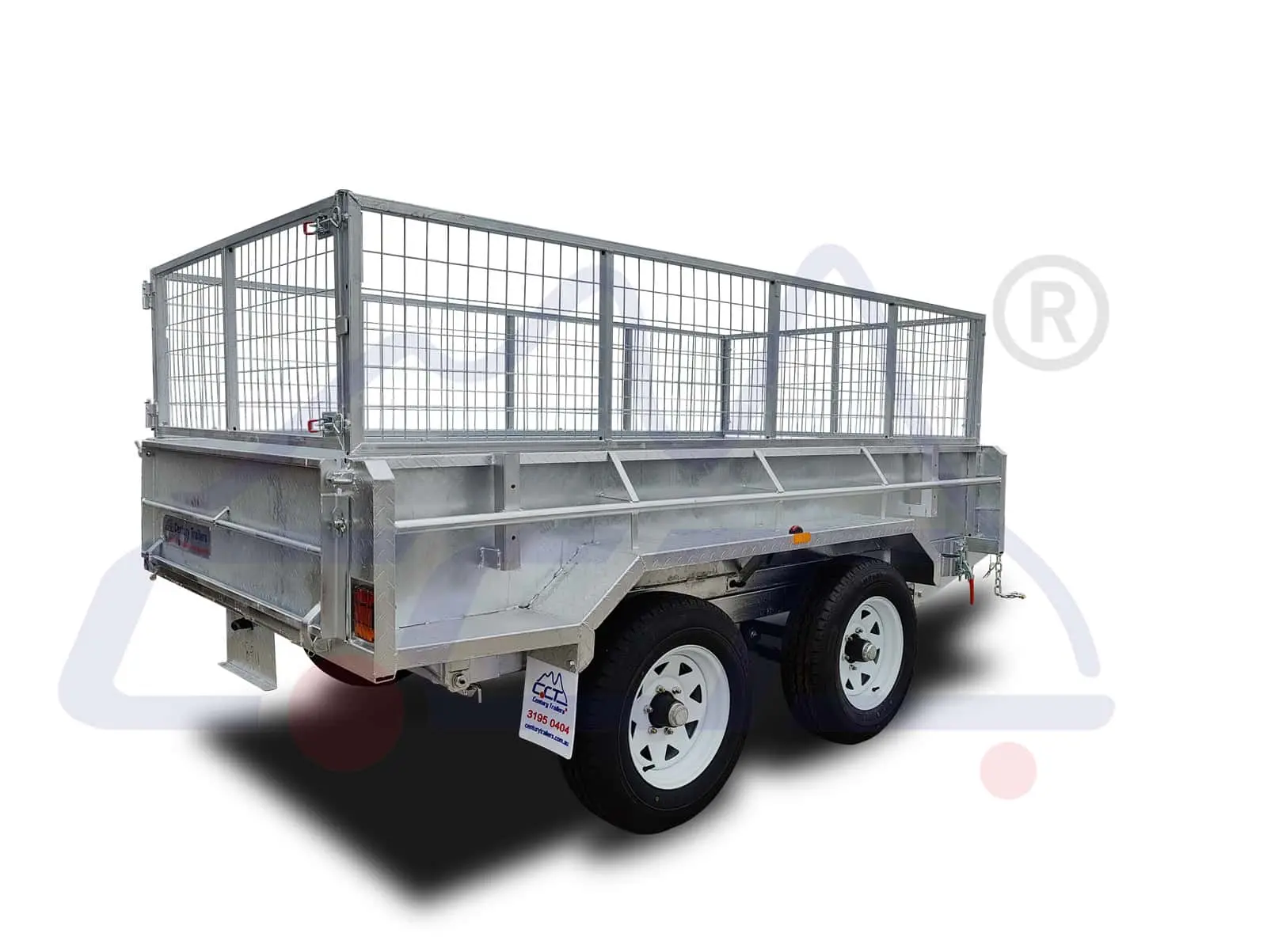 Century Caravans & Trailers 10x5 Hydraulic Tipper Tandem box Trailers product photo