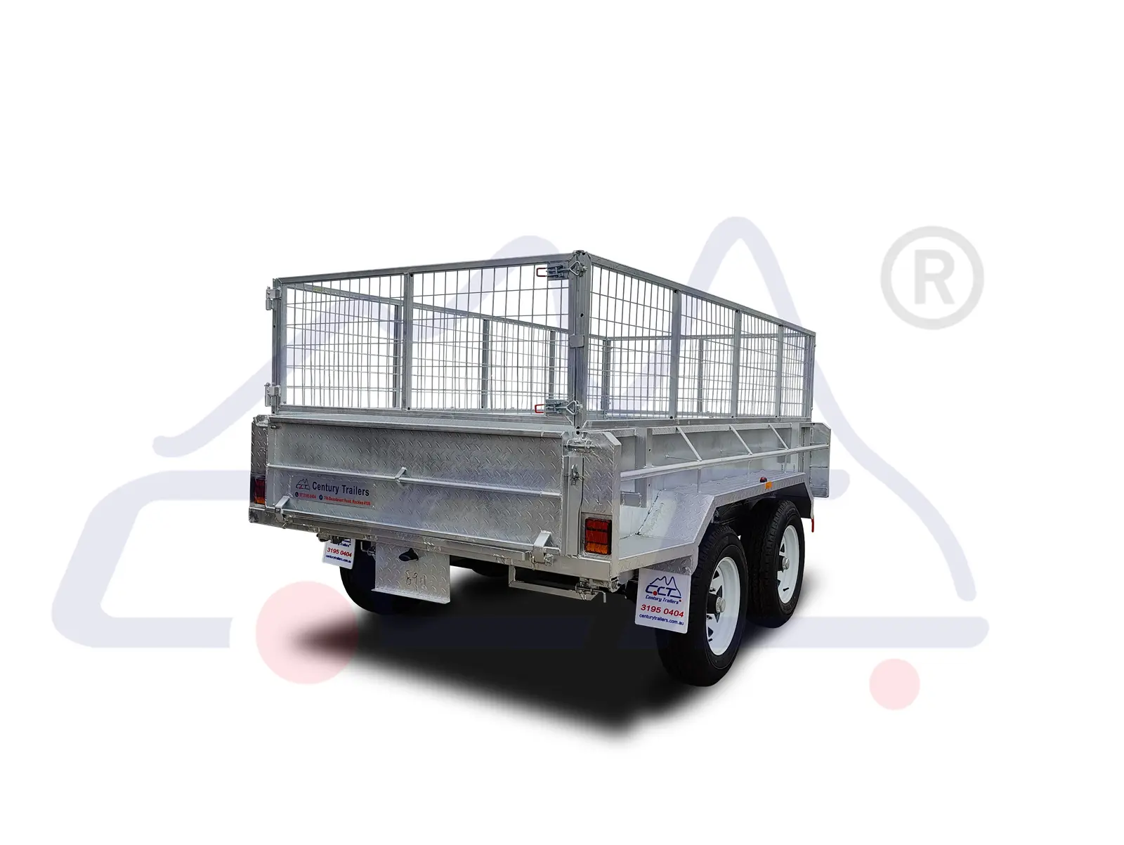 Century Caravans & Trailers 10x5 Hydraulic Tipper Tandem box Trailers product photo