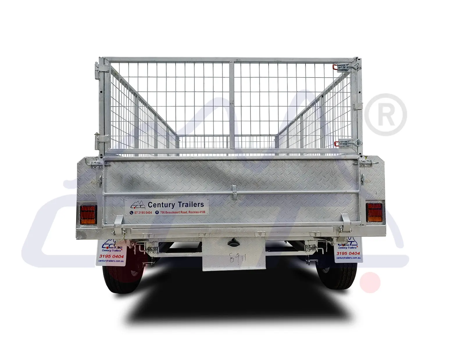 Century Caravans & Trailers 10x5 Hydraulic Tipper Tandem box Trailers product photo