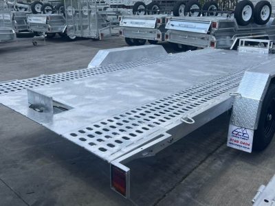 Century Trailers Hydraulic Car trailer punched floor