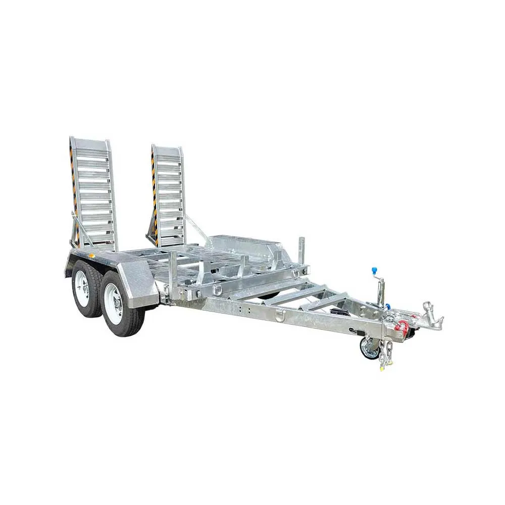 3.0t Plant Trailer- Deck Size 2400mm X 1535mm With Aluminium Ramps, Suitable for 1.7t excavators