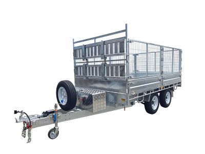CCT Flat Top tipper trailer 10x6 ATM-3200KG with RAMPS