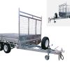 Century Trailers tandem flat top 10x7 ATM3500kg with cage option
