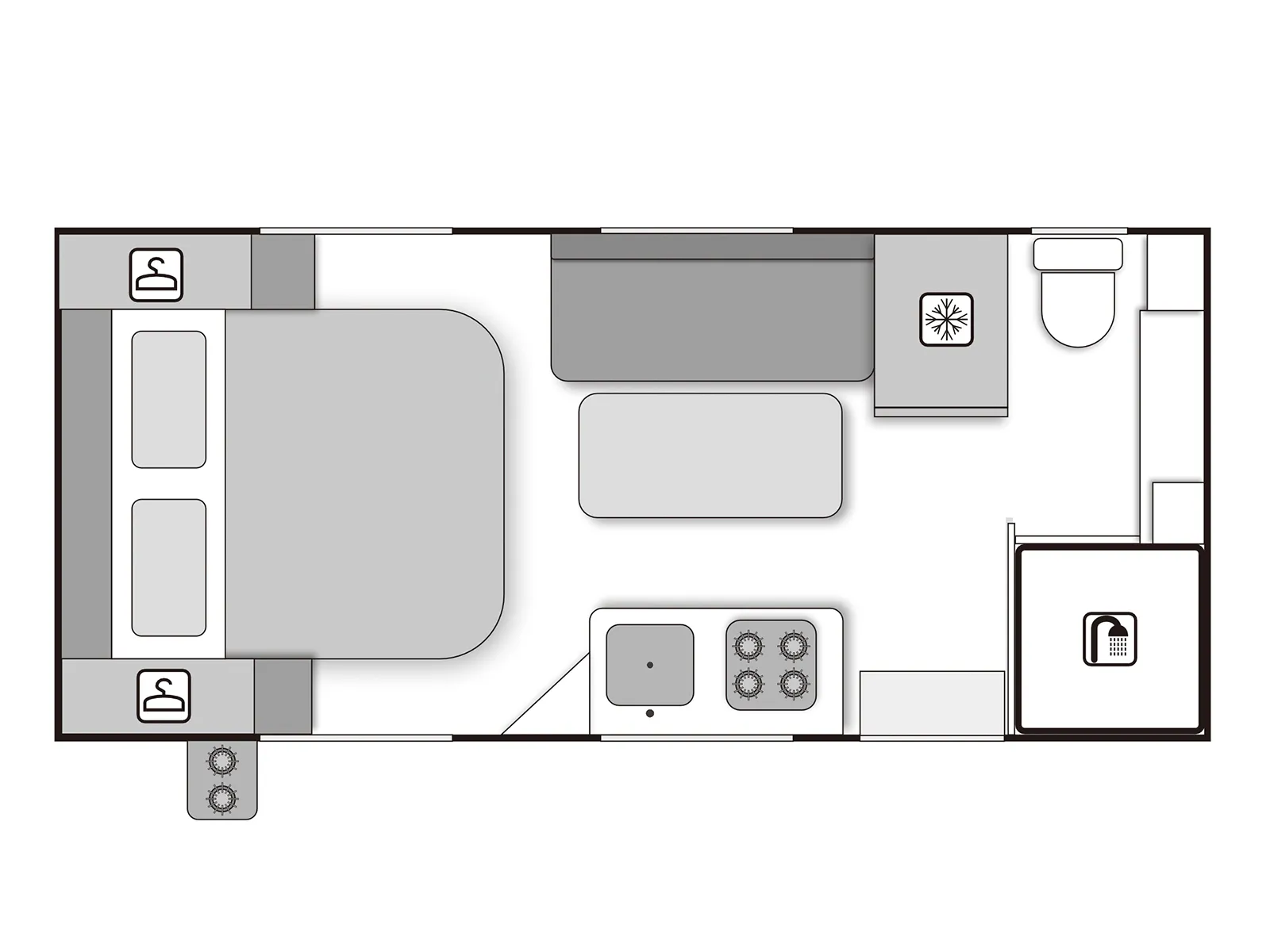 Century Trailres's Venus16 16ft Caravan
