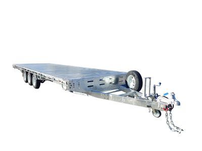 Tri-Axle Flat Top/ Flat Deck Trailer Heavy-Duty Transport ATM 4500kg