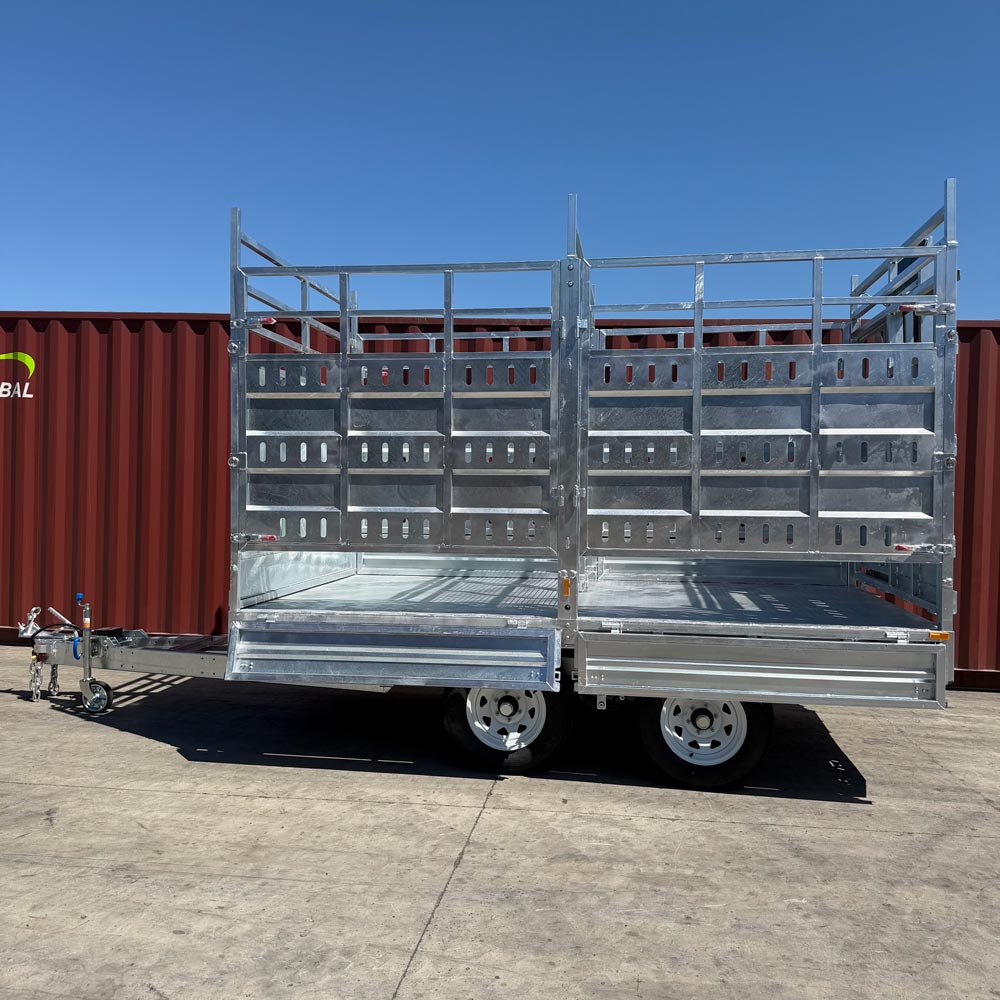 All-New 2026 Model 12x7 Flat Top Cattle Trailer - Image 3