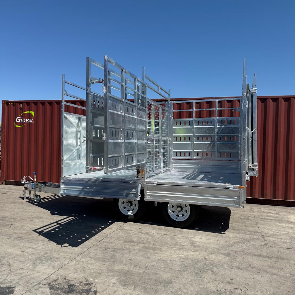 All-New 2026 Model 12x7 Flat Top Cattle Trailer - Image 4