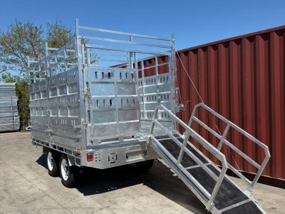 All-New 2026 Model 12x7 Flat Top Cattle Trailer – 3500kg/4500kg ATM