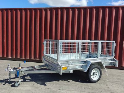 6×4 Box Trailer for Sale – Y Series, Single Axle, Fully Welded