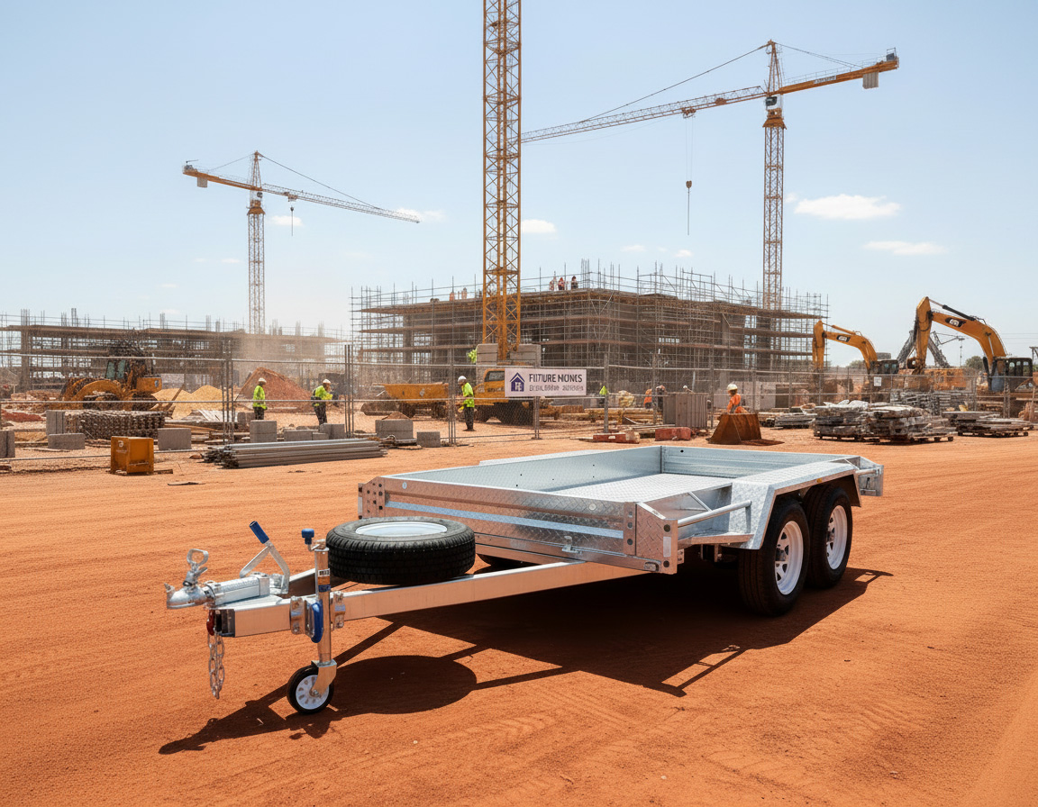 8×5 Tandem Box Trailer for Sale | Dual Axle | 2000kg ATM