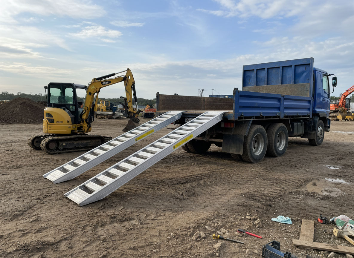 6T 3.9m B-Series Aluminium Loading Ramps (Pair) - Image 2