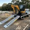 Heavy Duty Aluminium Loading Ramps 4.2m 7 Tonne Pair – BB-Series Excavator / Loader / Skid Steer Ramps