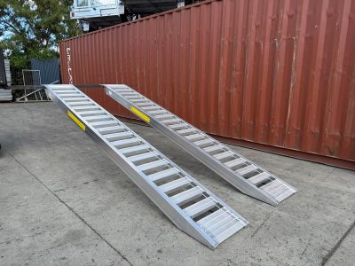 Heavy Duty Aluminium Loading Ramps 3.3m 7 Tonne Pair – BB-Series Excavator / Loader / Skid Steer Ramps