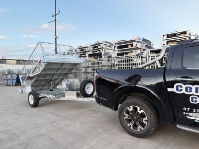 8x5 Hydraulic Tipper Box Trailer For Sale 1400kg ATM