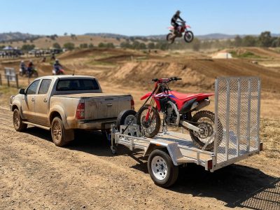 CCT 8x5 ATV Trailer with Dirt Bike