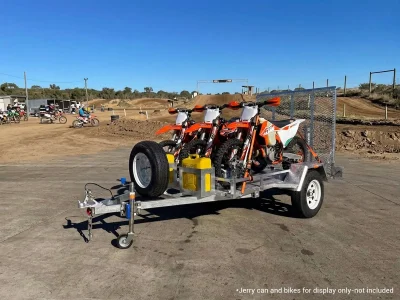 8×5 KTM Motorcycle ATV Ride On Mower & Golf Cart Trailer| For Sale |750KG ATM