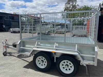 CCT 8x5 Tandem box Trailer with High Sides
