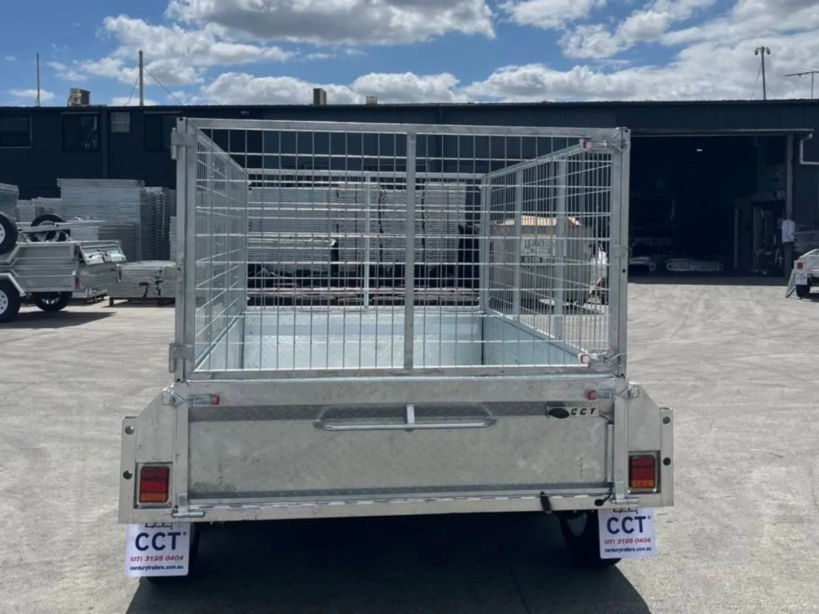 CCT 8x5 Tandem box Trailer with High Sides