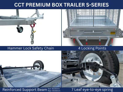 Century Trailers Box Trailers Features S Series 750kg ATM