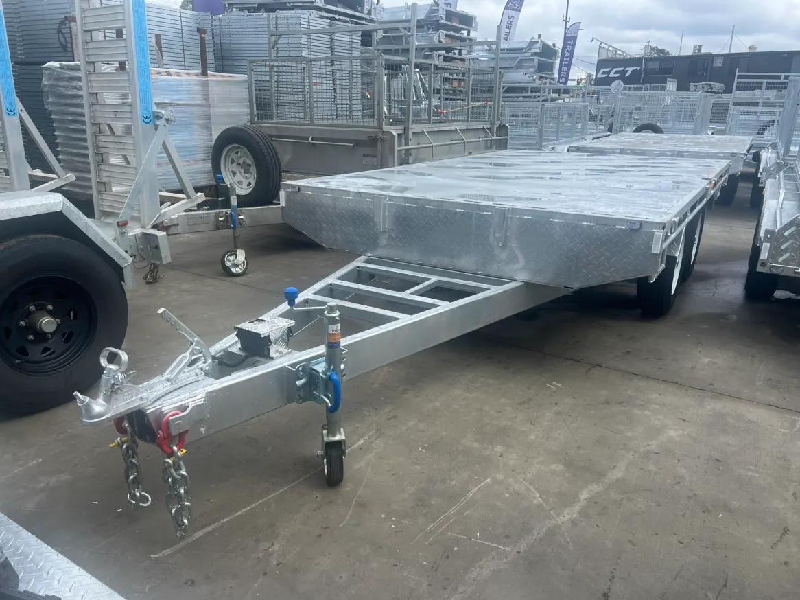 12×7 Flat Top Trailer (Flatdeck) – 3500kg ATM with Steel Ramps | Clearance (As Is)